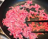 野菜とミンチの甘辛炒め作り方2写真