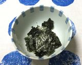 中性脂肪を減らす！大量海苔でお茶漬け作り方1写真