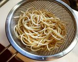 赤い冷やしきつねパスタ/冷製和風パスタ作り方3写真