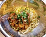 赤い冷やしきつねパスタ/冷製和風パスタ作り方5写真