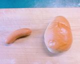 朝職に！ロールパンで ソーセージ巻き作り方1写真
