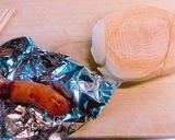 朝職に！ロールパンで ソーセージ巻き作り方4写真