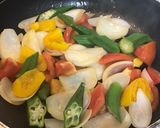 ☆魚介類と夏野菜の南蛮酢漬け☆作り方3写真