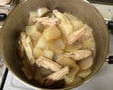 レンジで時短鶏手羽中と大根の煮物作り方4写真