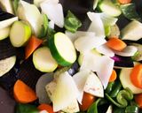 塩鯖の夏野菜たっぷりトマト煮作り方10写真
