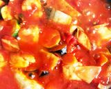 塩鯖の夏野菜たっぷりトマト煮作り方11写真