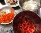 非常用アルファ米でパエリア風作り方3写真