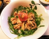 蜂蜜レモンの鶏せせり丼作り方4写真