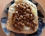 納豆と玉ねぎのカレートースト作り方3写真