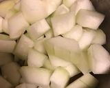 冬瓜と鶏団子のスープ作り方3写真