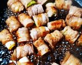 長ネギの豚バラ巻き◆すき焼きのタレ絡め作り方4写真