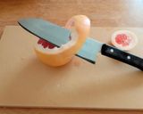 普段に食べるグレープフルーツの剥き方作り方1写真