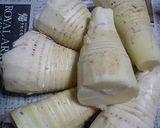 ☆旬のはっちく☆ 炊き込みご飯作り方1写真