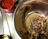 トマトとサバ缶の冷製パスタ作り方1写真