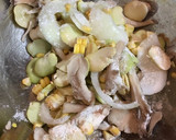 トウモロコシとそら豆のかき揚げ作り方4写真