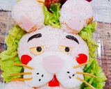 ピンクパンサー♪キャラ弁♪♪作り方6写真
