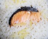 グルラボで鮭おこわ作り方5写真