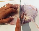 大きい肉の開きかた作り方1写真