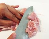 大きい肉の開きかた作り方4写真