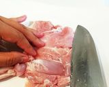 大きい肉の開きかた作り方5写真
