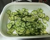夏に☆キュウリと梅茶漬けの混ぜご飯作り方2写真