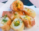 竹輪とコーンの青のり香る天ぷら 磯部風作り方9写真
