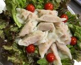 チルドの海老餃子で水餃子サラダ作り方5写真