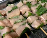 鶏胸肉と大葉の串焼き(鶏胸肉)作り方5写真