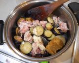 簡単オイシイ!茄子と豚肉の味噌炒め作り方3写真