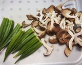 簡単♪霜降りひらたけと長芋のさっぱり和え作り方1写真