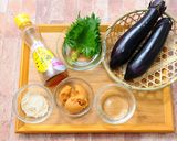 茄子の紫蘇巻き作り方1写真