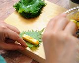 茄子の紫蘇巻き作り方4写真