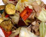 お肉と野菜のキムチの素炒め作り方4写真