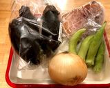簡単★なすとオクラの味噌炒め作り方1写真