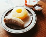 バナナとパイナップルのスムージー❤️作り方1写真