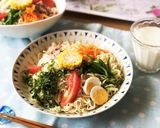 夏野菜の冷やしらーめん作り方4写真
