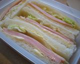 簡単 ハムサンド (お弁当用も)作り方7写真