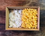 レンジで簡単！そぼろ丼弁当作り方7写真