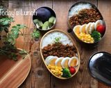 レンジで簡単！そぼろ丼弁当作り方11写真