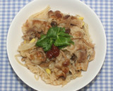 乾燥シメジでもやしと豚肉の炊き込みご飯作り方16写真
