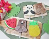 アイスバーメーカーでクマのココアアイス作り方9写真