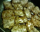 ✿単純明快❀牛肉の✿甘辛丼作り方2写真