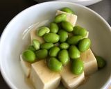 簡単、枝豆豆腐の餡掛け。作り方4写真