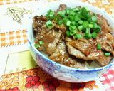 ✿単純明快❀牛肉の✿甘辛丼作り方4写真