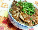 ✿単純明快❀牛肉の✿甘辛丼作り方5写真