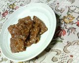 ✿単純明快❀牛肉の✿甘辛丼作り方6写真