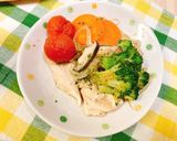 ささみともやしのレモン醤油温野菜サラダ作り方4写真