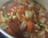 山盛りキャベツの豚汁作り方5写真