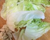 レタスたっぷり納豆豆腐たまごにんにく炒飯作り方4写真