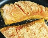 鮭のカレー粉カリカリ焼き♪カレー粉香る♪作り方7写真